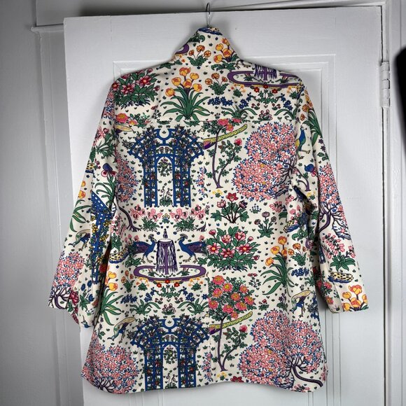 Tuckernuck Garden Print Tunic Top – Size Large - Picture 3 of 3